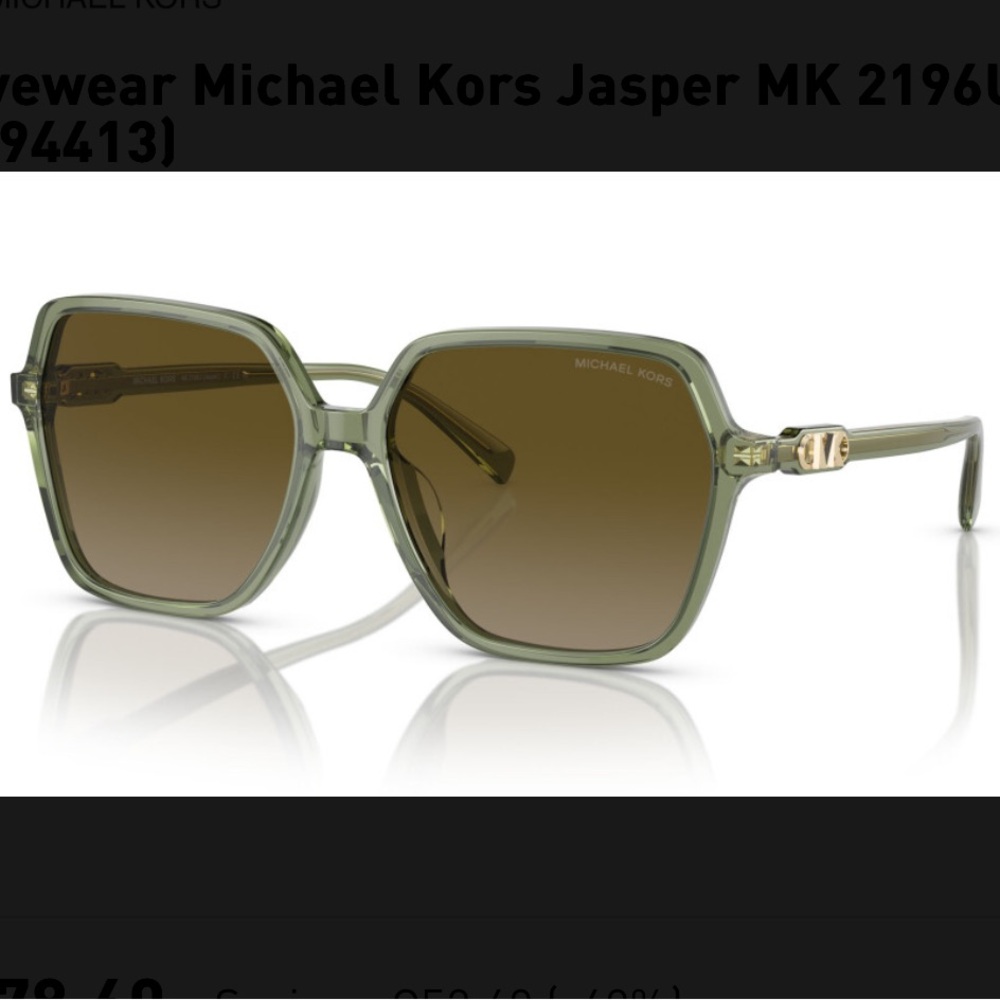Michael Kors MK 2196U Jasper 394413 Green Transparent